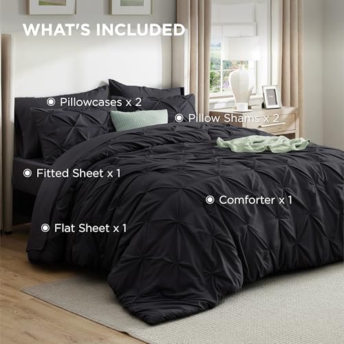 7 Piece Oversized King Comforter & Sheet Set