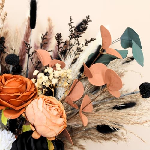 Fall Dried & Artificial Floral Centerpieces For Tables (100 Count)