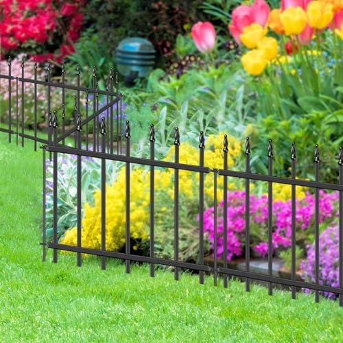 Decorative Metal Garden Fence 18" x 20'