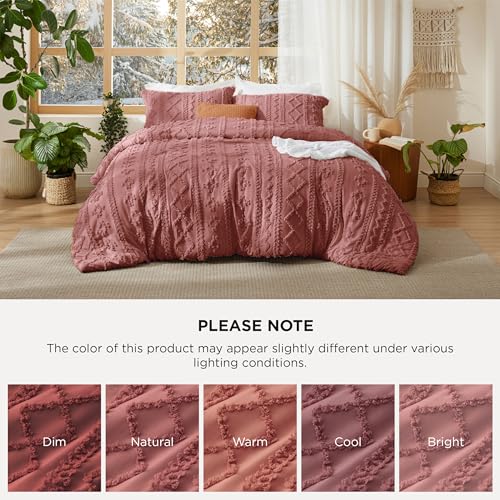 Tufted Boho Comforter Set King Size