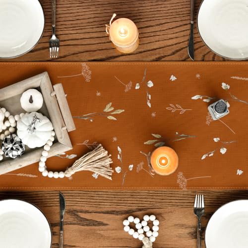 210 GSM Fall Table Runner Home Party Decor 13x60 Inch