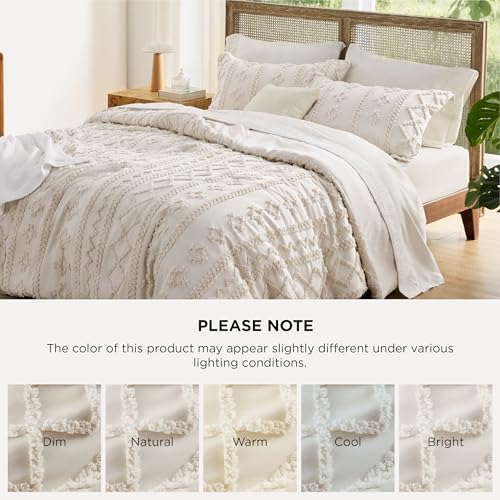 Tufted Boho Comforter Set Full Size