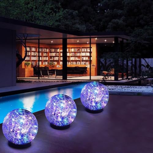 4 Pack 3.9" Solar Garden Lights Outdoor Waterproof (4 Count)