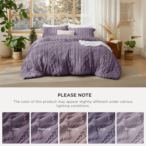 Tufted Boho Comforter Set Twin Size