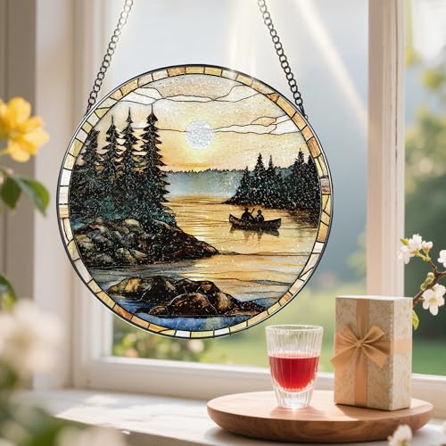 8 Inch Stained Glass Ornament