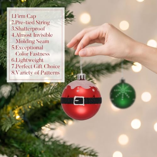 70ct Christmas Ball Ornaments Tree Decorations Set (70 Count)