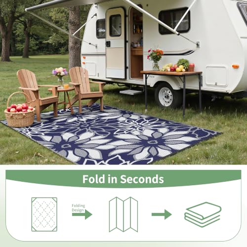 Outdoor Rug Waterproof Plastic Rugs for Patio
