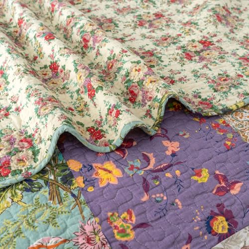 Quilt King Size Patchwork Bedspread Set