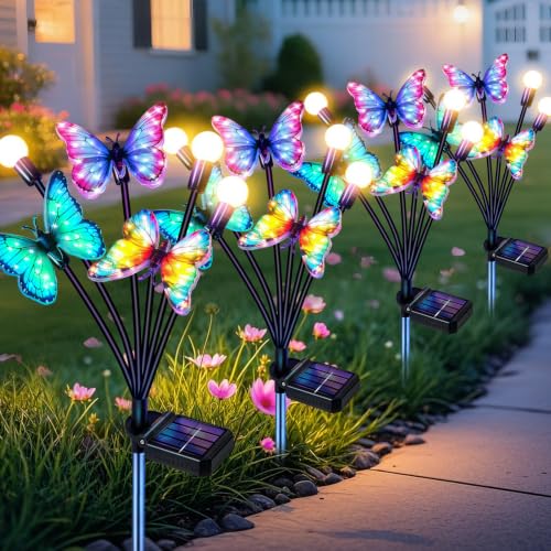 Solar Garden Lights Outdoor (4 Count)