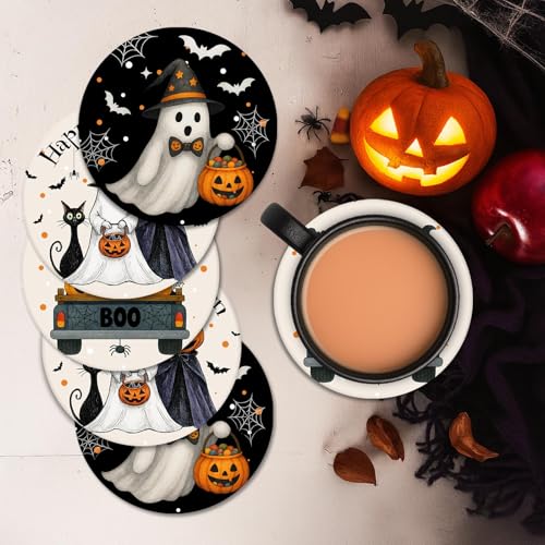 Halloween Coasters for Drinks (6 Count)