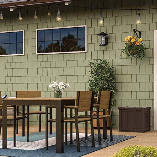 22 Gal Small Outdoor Storage Deck Box