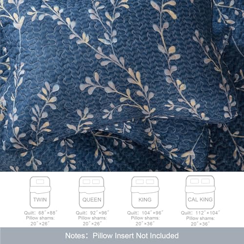 Reversible Boho Quilts Queen Size Navy