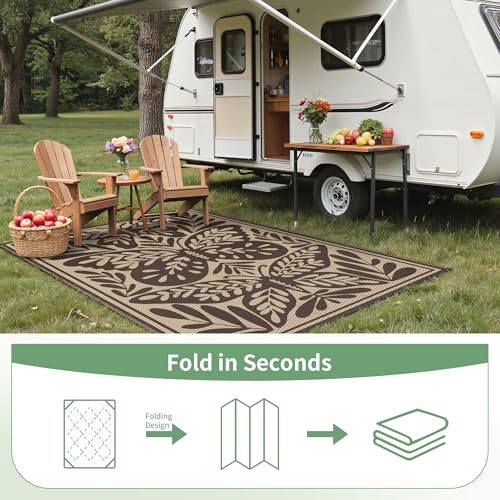 Outdoor Rug Waterproof Plastic Rugs for Patio (54 Sq Ft)