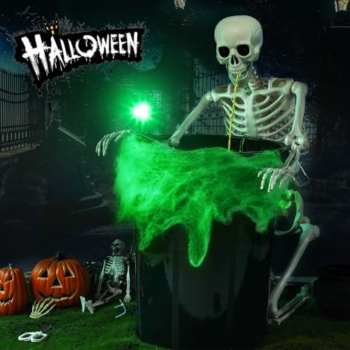 Halloween Puking Skeleton Vomiting Decoration Lawn Outdoor