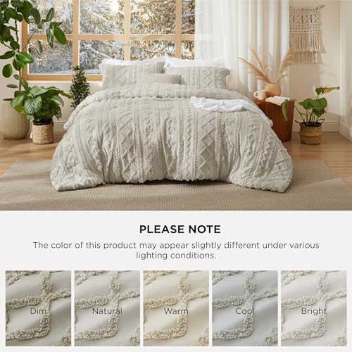 Tufted Boho Comforter Set Full Size