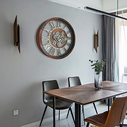 27" Original Moving Gears Wall Clock