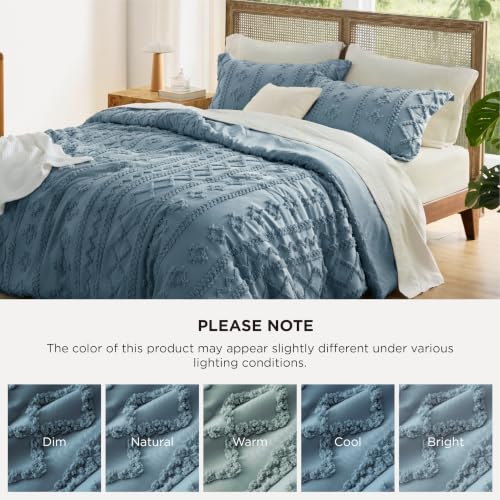 Tufted Boho Comforter Set King Size