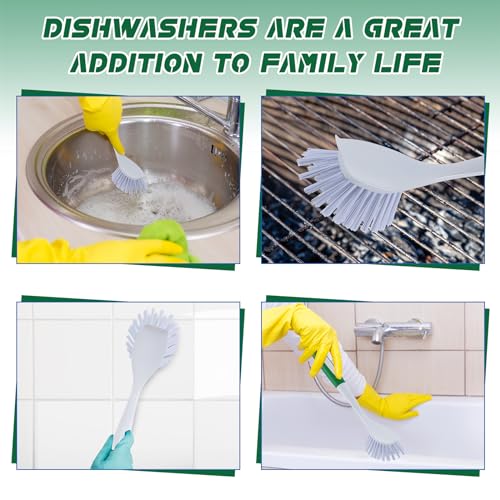30 Pcs Kitchen Scrub Dish Brush Bulk (30 Count)