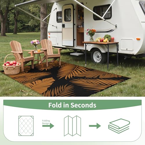 Outdoor Rug Waterproof Plastic for Fall Decor (54 Sq Ft)