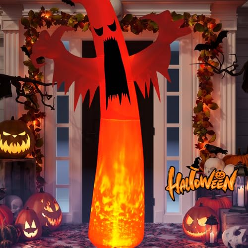 Halloween Inflatable Ghost Decoration (12FT Giant White Ghost)
