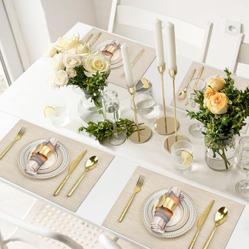 Beige Placemats Set of 4 (4 Count)