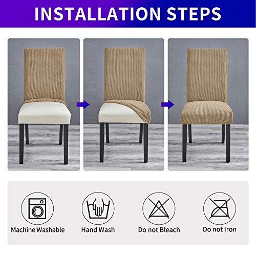Stretch Chair Covers for Dining Room Set of 4