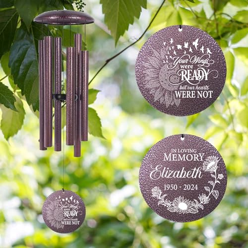 Personalized Memorial Wind Chime for Loss of Loved One 30