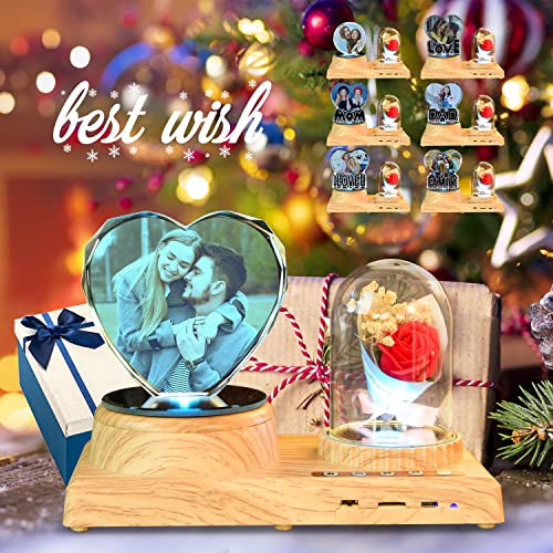Personalized Heart Crystal Print with Your Photo