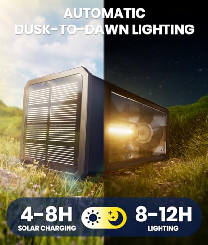 8 Pack Bright Solar Pathway Lights Outdoor (8 Count)