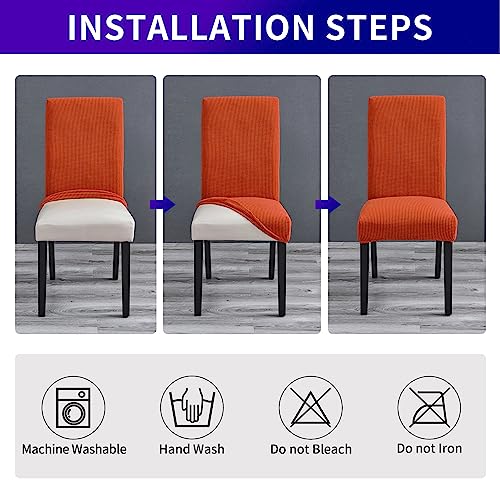 Stretch Chair Covers for Dining Room Set of 4
