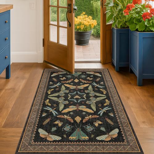 3x5 Entryway Rug Non Slip Washable (15 Sq Ft)