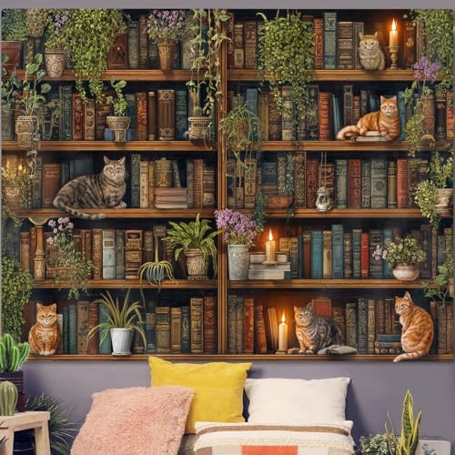 Magic Library Tapestry