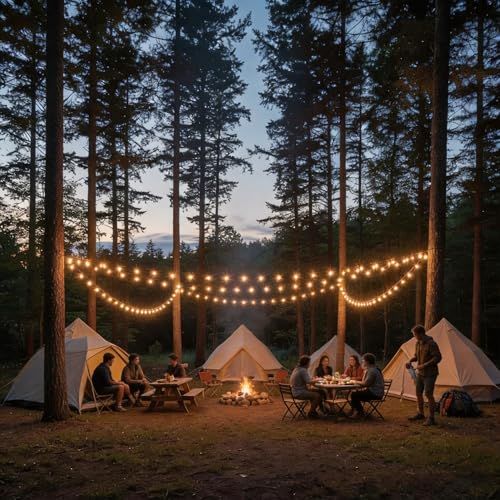 Outdoor String Lights 200 FT (200 Foot)