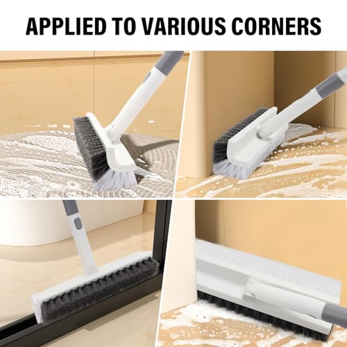 Floor Scrub Brush with Long Handle (200 Count)