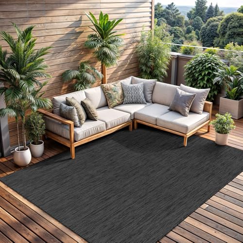 Outdoor Rug 10x14 Modern Area Rugs for Large Indoor and Outdoor Patios and Porches (139.9997 Sq Ft)