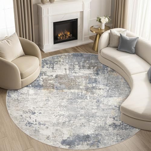 6ft Round Area Rug Living Room Rugs (28.27 Sq Ft)