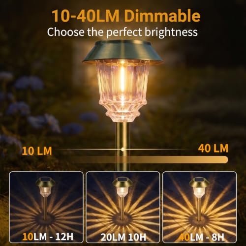 Solar Lights Outdoor Pathway (6 Count)