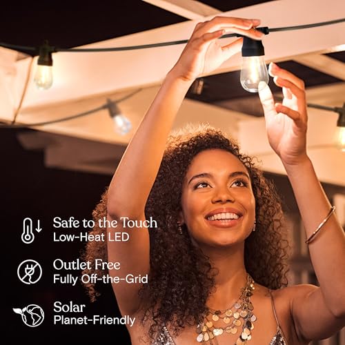 Ambience Hybrid Outdoor String Lights (48 Foot)