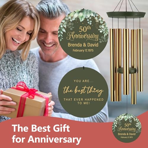Personalized Wind Chimes Anniversary