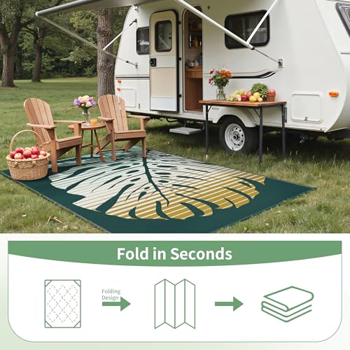 Outdoor Rug Waterproof Plastic Rugs for Patio (54 Sq Ft)