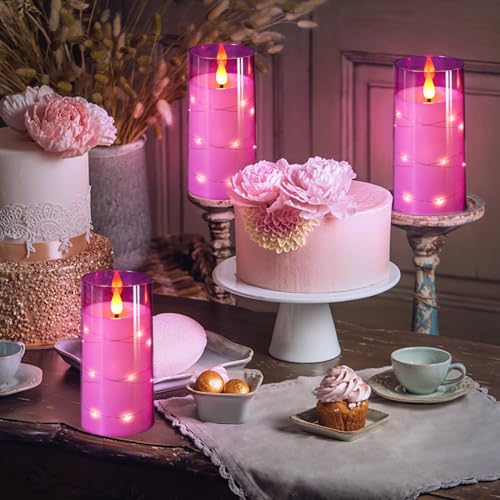 3"x6"Flickering Flameless Candles