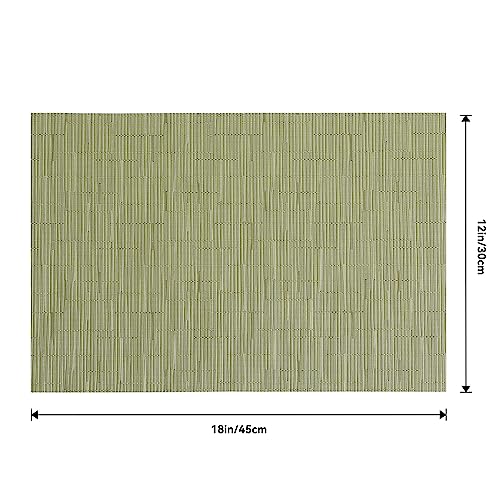 Pea Green Placemats Set of 12 (12 Count)