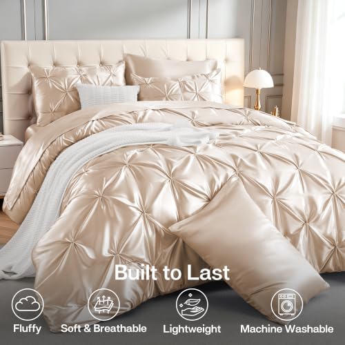 Satin California King Comforter Set