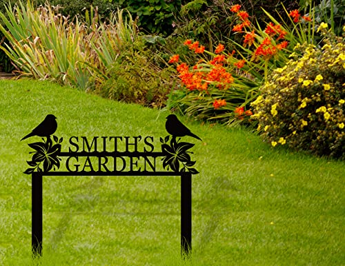 Personalized Garden Stake Metal Signs