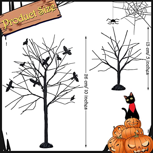 2 Pcs Halloween Village Trees Halloween Village Accessories (2 Count)