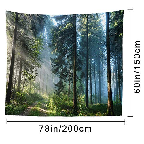 Forest Tapestry Home Decor Landscape Living Room Bedroom Decoration Magic Tapestry Curtain