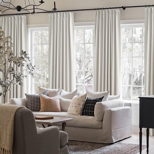 100 Inch Long Blackout Curtains for Sliding Glass Doors (2 Count)
