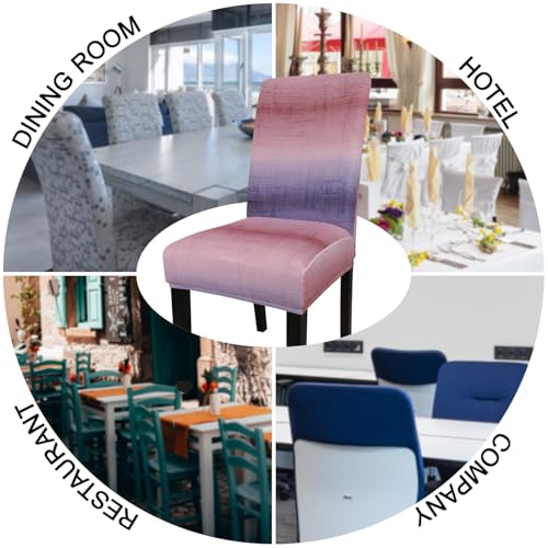 Pattern Chair Covers for Dining Room Set of 4