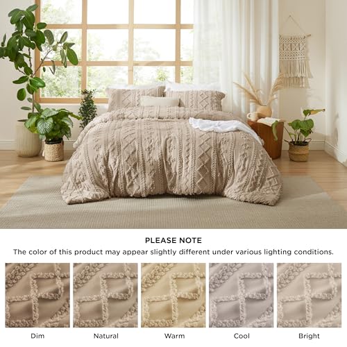 Tufted Boho Comforter Set Full Size