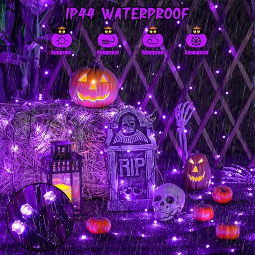 600 LED Solar Halloween Lights (206.7 Foot)
